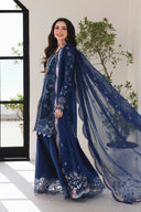 Qalamkar - Sahil Luxury Lawn Collection - SA-16 ESMA - Unstitched